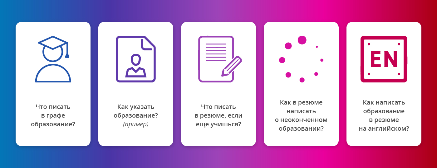 Образование что писать. Как написать образование. Место обучения что писать. Education что писать.